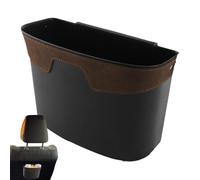 Nuyhgtr Backseat Trash Organizer, Car Waste Container, Portable Car Trash Can, Car Organizer Box, Auto Trash Holder, 18,5 x 13 cm, / 7,28 x 5,12in, for Driver and Passenger, Leakproof Car Waste Bin