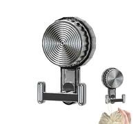 Nuyhgtr Bathroom Towel Holder, Suction Hooks Bathroom, Shower Wall Hanger, Window Suction Hook, Easy Installation Shower Towel Holder for Glass Doors and Without Damage, 10x5.8 cm,