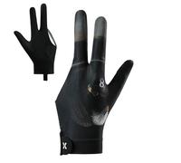 Nuyhgtr Billiards Glove, 3 Finger Pool Mittens, Anti-Slip Elastic Fit, Breathable Performance Fabric, Billiard Gear for Youth, Adults, Cyclists, Golfers, Family Use, 9.06 x 2.95-3.35inches