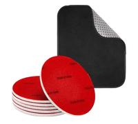 Nuyhgtr Bowling Ball Sanding Pads, Resurfacing Polishing Towel Set, Versatile Deep Cleaning Tools for Conditioning and Refinishing Bowling Balls, 9,84 x 7,87 pollici, Multicolor