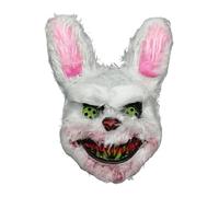 Nuyhgtr Creepy Bunny Face Cover, Bunny Face Cover, Elastic Scary