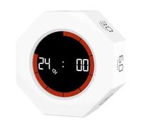Nuyhgtr Digital Timer, Loud Alarm Reverse Countdown Clock with USB Ricaricabile Display, Time Progress Bar Study Tool, Ideal for Classroom Activity Exam Timekeeping