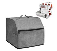 Nuyhgtr Dustproof Sewing Bag, Sewing Machine Storage Bag, Foldable Dustproof Cover, 32x29.5x31 cm, Waterproof Foldable Dustproof Cover for Sewing Machines with Storage Pockets and Handle, Gray