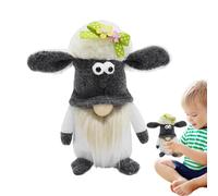Nuyhgtr Easter GNOME Plush, Faceless Dwarf Doll, Desktop GNOME Figurine with Lamb Head Cover for Home Decor, Faerie Stuff Toyed Items with Different Sizes 15x10x9cm