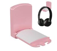 Nuyhgtr Foldable Headphone Holder, Creativo Headphone Mount, Anti Slip Headphone Pad, Wall Mounted Headphone Holder, Supporto per cuffie aderenti, per camera da gioco Study Room
