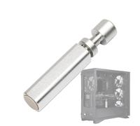 Nuyhgtr GPU Support Bracket, Telescopic GPU Stand, Magnetic Video Card Brace, Increased Efficiency Aluminum Support, Maximizes Gpu Stability Magnetic Brace, for Home, Dorm, 7.4x1.4x1.4cm