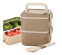 Nuyhgtr Heavy Duty Stackable Lunchbox, Leak-Proof Lunch Storage Contenitori, Eco-Friendly Lunch Box, Portable Meal Prep Contenitori, Reusable Lunch Storage, for Snack and Salads