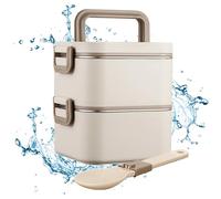 Nuyhgtr Heavy Duty Stackable Lunchbox, Leak-Proof Lunch Storage Contenitori, Eco-Friendly Lunch Box, Portable Meal Prep Contenitori, Reusable Lunch Storage, for Snack and Salads