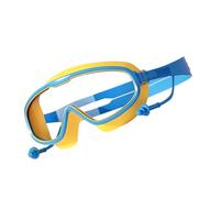 Nuyhgtr Kids Swim Goggles, Continuous Swimming Glasses with Anti Fog Design, Comfortable Adjustable Fit, Ideal for Children Over 3 Years Old and Teen Pool or Beach Activities