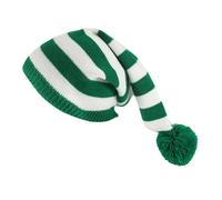 Nuyhgtr Knit Santa Hat, cappello natalizio a maglia, cappello elastico, cappello invernale comodo, cappello invernale colorato, cappello da vacanza, cappello da gathering, colorato