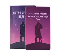 Nuyhgtr Love Messages Oracle, Tabletop Love Oracle, Leisure Board Game, Portable Oracle Cards, Oracle Cards Set, Love Messages Oracle Cards for Providing Guidance on Life and Relationships