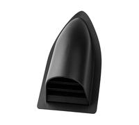 Nuyhgtr Marine Clamshell Vent Cover - 2.56 Inches Tilted Boat Ventilator Shield for Replacement, Yachts Ventilation Accessory for Kayaks, Rowing, Water Activities, Outdoor Applications, Black