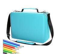 Nuyhgtr Marker Organizer Case, Large Marker Storage, Makeup Brush Holder, Hobby Storage Case, Pencil Case Organizer, School Supply Organizer for Makeup Brush (Black, Cyan, Multi-Color)
