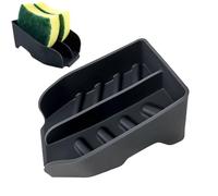 Nuyhgtr Porta di spugna di - di sapone rialzato in silicone con beccuccio di drenaggio, vassoio non slip e facile, controprotteggio per il della cucina per bagno, casa, appartamento,