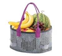 Nuyhgtr Portable Storage Bag, Multi-Functional Felt Carrying Case, Extra Space Travel Organizer, Shockproof Protective Pouch, Ideal for Player Starter Set, Travel, Daily Use, 26x17x15 cm