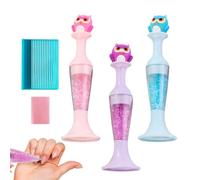 Nuyhgtr Rhinestone Painting Pen, 3 x Gufo Design, Flower Pot Shaped Bead Dot Pens, Ergonomic Bead Paint Tools, Precision Applicator for , Crafts, Jewelry Making