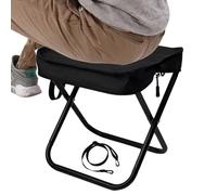 Nuyhgtr Sedie all'aperto, sedia pieghevole Heavy Duty Support, Lightweight Beach Seat with Strap, Comfortable Camping Seating for Backpacking, BBQ, Travel Accessories, 10,24 x 9,45 x 10,24 pollici
