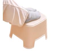Nuyhgtr Short Stool, Kitchen Bath Shower Step Stool, Stackable Lightweight Footrest, Space-Saving Stepping Seat for Bathroom, Bedroom, Living Room, Family, 9.1x8.3x7.1 inches