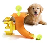 Nuyhgtr Smart Dog Ball Thrower -Long-Range Interactive Pet Toy, Non-Slip Tennis Launcher with Rechargeable Battery, Small Dog Exercise, Home Apartment Park Fun, Fetch Training Playtime