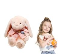 Nuyhgtr Stuffed Bunny Plush Toy, adorabile coniglio lungo Eared , morbido e cuddly Sleeping Pillow, Comforting Bedtime Toy for, Boys & Girls, tessuto 11,02 x 7,87 pollici
