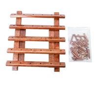 Nuyhgtr Thread Spool Holder, 30 Spool Sewing Thread Rack, Wooden Craft Organizer, Large Capacity, Foldable Design for Quilting, Binding, Crafting Accessories, 9.84x9.25 Inches