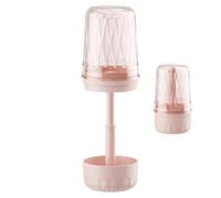 Nuyhgtr Toothbrush Holders Travel Case, Convenient Travels Case Holder, Lightweight and Multi-Functional, Compact Toiletry Set for Traveling, Keeping Clean, Vacations, 3.31x3.31x10.04 inch