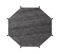 Nuyhgtr Trampoline Sunshade Net - Couvercle de Maille de Protection Ronde, de Protection Solaire UV, canopée d'installation Facile pour Les en Plein Air, Pique-nique d'arrière-Cour, fête d'anniv