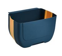 Nuyhgtr Wall Mounted Trash Can, Folding Garbage Bin, Space Saving Trash Can, Over the Door Trash Bin, 25 x 15 x 8,5 cm, / 9,84 x 5,91 x 3,35in, Space-Saving Over the Door Trash Can for Compact Rooms