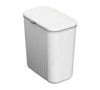 Nuyhgtr Wall Mounted Trash Can, Small Garbage Bin with Lid, Space-Saving Rubbish Container, Compact Hanging Waste Bin for Under Sink, Bathroom. Bedroom, Kitchen 29 x 26 x 16 cm