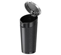 Nuyhgtr Waterproof Car Garbage Can, Multipurpose Trash Can, Leakproof Car Trash Bin, Vehicle Garbage Can, Compact and Portable Vehicle Garbage Can for Car Interior Storage and Organization