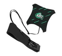 Nuytghr Allenatore di calci per palloni da calcio, attrezzatura per allenamento giovanile, cintura regolabile da solo, 37 x 20 x 2 cm, rimbalzo a mani libere per lo sviluppo delle abilità a casa