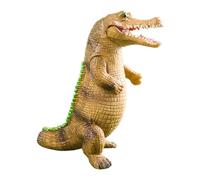 Nuytghr Alligator Toy Figure, Crocodile Ornament, 2.83x2.28x2.17 inches, Action Figurine, Movable Jaw, Rotatable Arms, PVC Material, 45g Weight, Realistic Details, Compact, for Kids Gift