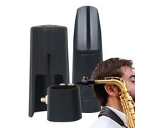 Nuytghr Alto Saxophone Mouthpiece, Sax Flute Head Cap Set Of 3, Saxophone Mouthpiece With Ligature Clip, 3 Centimete Flute Head Cap For InstrumentsAccessories
