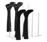 Nuytghr Boot Organizer, Acrylic Shoe Rack, Space Saving Footwear Stand, Clear Support Holder Design, 15.4 x9.4 x15.7 Inches, Ideal for Entryway, Bedroom, Corridor, Hallway, Dorm Room