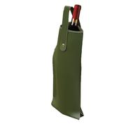 Nuytghr Borsa a secchiello per bottiglie di vino, borsa protettiva per bottiglie di vino, portabottiglie singola, portatile, riutilizzabile, in pelle, borsa da trasporto per champagne, per ristoranti
