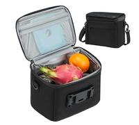 Nuytghr Borsa da manubrio | Grande borsa termica anteriore per bici | impermeabile accessori da ciclismo leggera riutilizzabile borsa frigo per zaino in spalla campeggio picnic mountain bike
