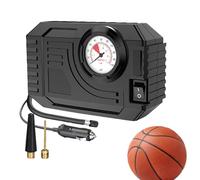 Nuytghr Car Tire Inflator, Air Compressor, Electric Pump, 90PSI High Pressure Output, 5.90 X 3.74 X 1.77 Inches, Compact Portable Design, for Sedans, Trucks, Motorcycles, Bikes, Scooters, Inflatables