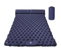 Nuytghr Double Sleeping Pad, Inflatable Sleeping Mat, Portable Camping Pillow, Backpacking Outdoor Gear, 74.8x47.24x1.97 inches Lightweight Solution for Tent Trekking, Hiking, and Travel