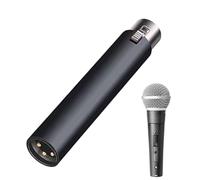 Nuytghr Dynamic Microphone Preamp, Compact Vocal Gain Booster 3.98x0.75x0.75 inches, Low Noise Audio Amplifier, Studio-Grade 48V Enhancer, for Recording, Streaming, Podcasting