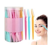 Nuytghr Eyebrow Trimmer, 66X Facial Shaping Razor, Portable Dermaplaning Tool, Precision Hair Removal Shaver, Protective Cover For Eyebrows And Beard Grooming