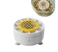 Nuytghr Fruit Washer - White 396g Automatic Food Washing Spinner for Kitchen Use, Compact Portable Device with Easy for Sturdy Refrigerator Counter Food Prep Outdoor Picnic Camping