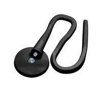 Nuytghr Laundry Door Prop, Washer Door Stopper, Magnetic Dryer Holder, White, Black, Front Load Keeper with Flexible Arm, Prevention Tool for Hotel RV Kitchen Home Dishwasher