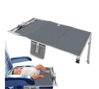 Nuytghr Letto a forma di aeroplano per bambini, poggiapiedi da viaggio, 70 x 45 cm, leggero e regolabile, soluzione di comfort in volo, ideale per dormire, giocare durante i lunghi viaggi