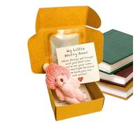 Nuytghr Mini Bears, Stuffed Animal Gift, Pocket-Sized Plush Toy, Handmade Soft Design, Includes Inspirational Card, Children, Baby Shower, Christmas, Valentine’s Day Surprises