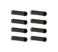 Nuytghr Plug Heat Sleeve, 1000 Degree 8 Pieces Black Protector Set, Ignition Boot Safety Covers, Sleeves with Heat-Resistant Design, Kit for Car ATV Tractor Mower Truck SUV Outdoor Travel Family Trip
