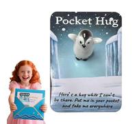 Nuytghr Pocket Hug Card, Pocket Turtle Animal, Inspirational Greeting Keepsake, Sturdy Comfort Companion Toy Birthday Thanksgiving, Thoughtful Gift for Preschoolers Adults
