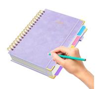 Nuytghr Spiral Notepad - 8.27 Inches B5 Journal Notebook for Easy Organization, 300 Pages with Sturdy Binding, Writing Notes for Students Teachers College Study Meeting School Home Note Taking