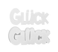 Nuytghr Stampo Alfabeto - Stampo Portafortuna Tedesco per Lettere in Gesso | Silicone Antiaderente Sfilabile Facile per Creazioni Resina Fai da Te Progetti Artigianali Decor Casa