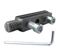 Nuytghr Strumento di rimozione del tubo del rubinetto, estrattore di viti della valvola, rimozione bulloni danneggiati, 7,5 x 1,6 x 1,5 cm, impugnatura ergonomica con presa forte, soluzione di