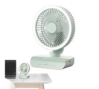 Nuytghr Tavolo Fan, 5-Speed Personal Fan With Remote Control, 2000 mAh Ricaricabile Air Cooler, forniture da viaggio portatili per uomini e donne, Compact Cooling Solution